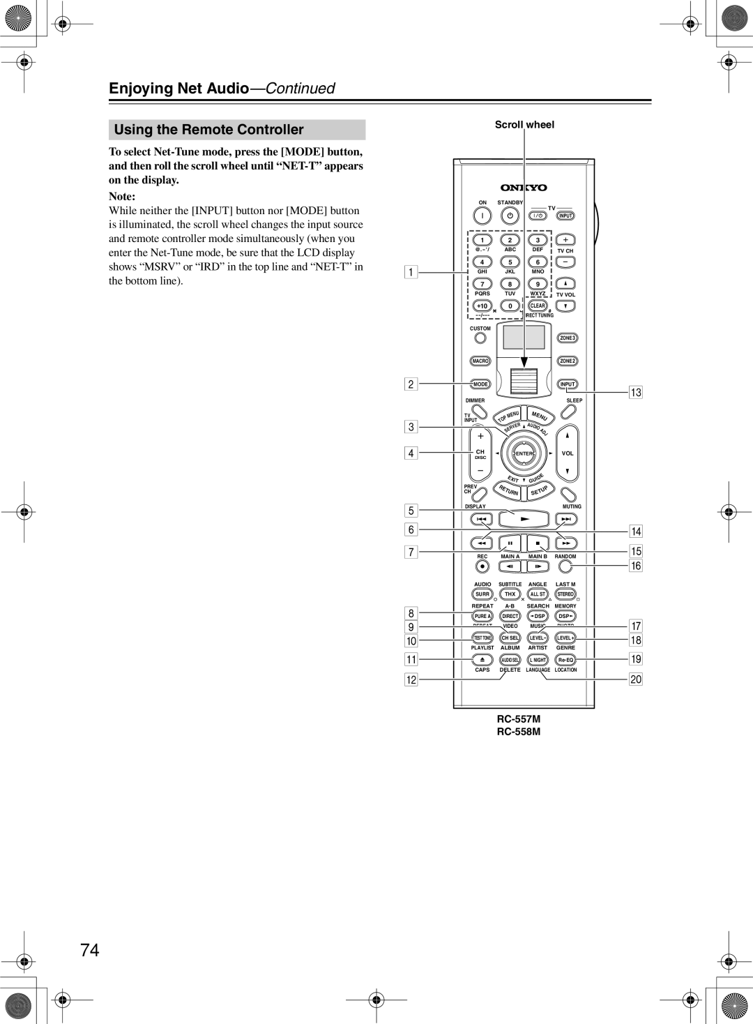 Onkyo TX-NR1000 instruction manual Caps 