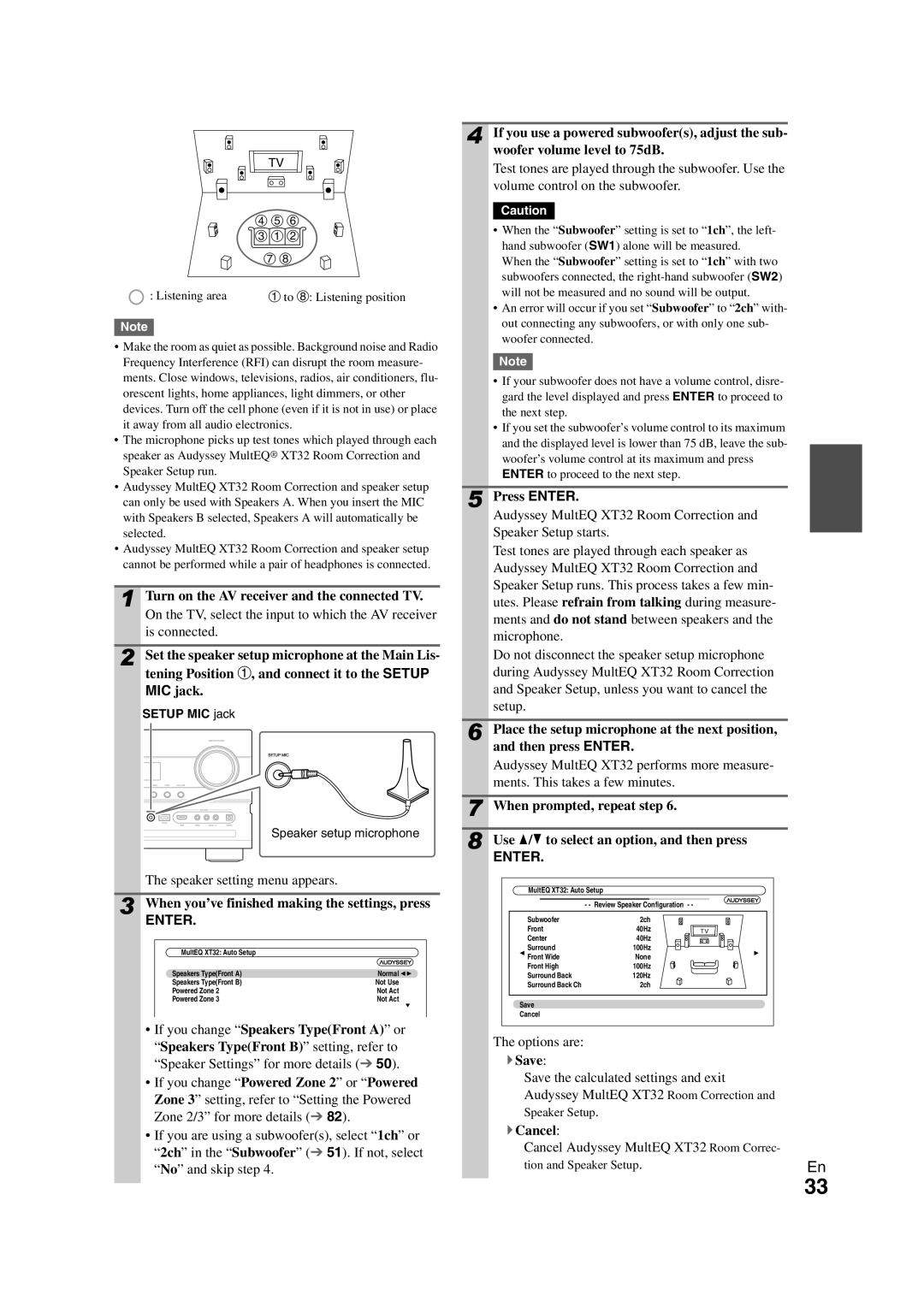 Onkyo TX-NR3008 instruction manual Enter 