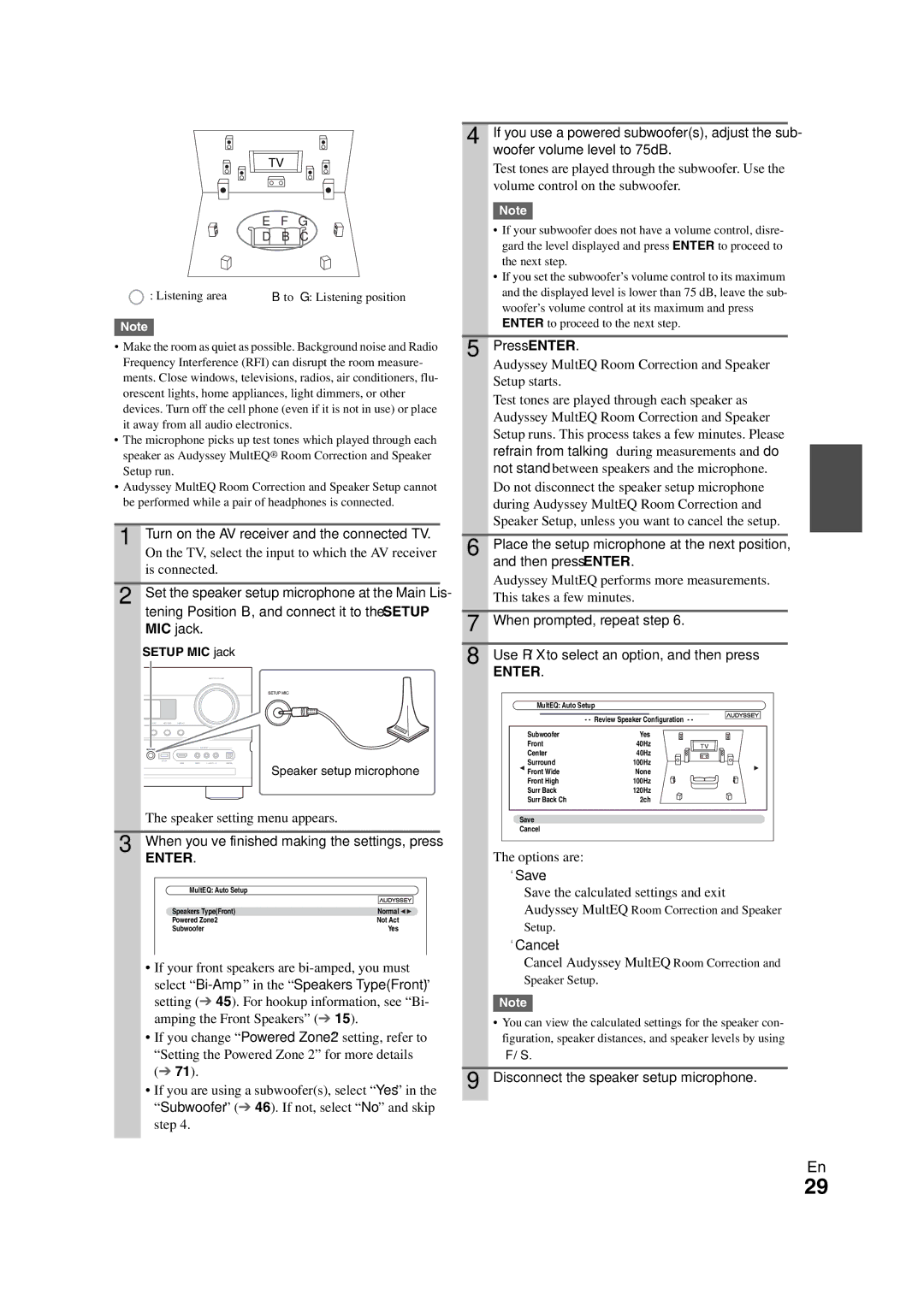 Onkyo TX-NR808 instruction manual Enter 