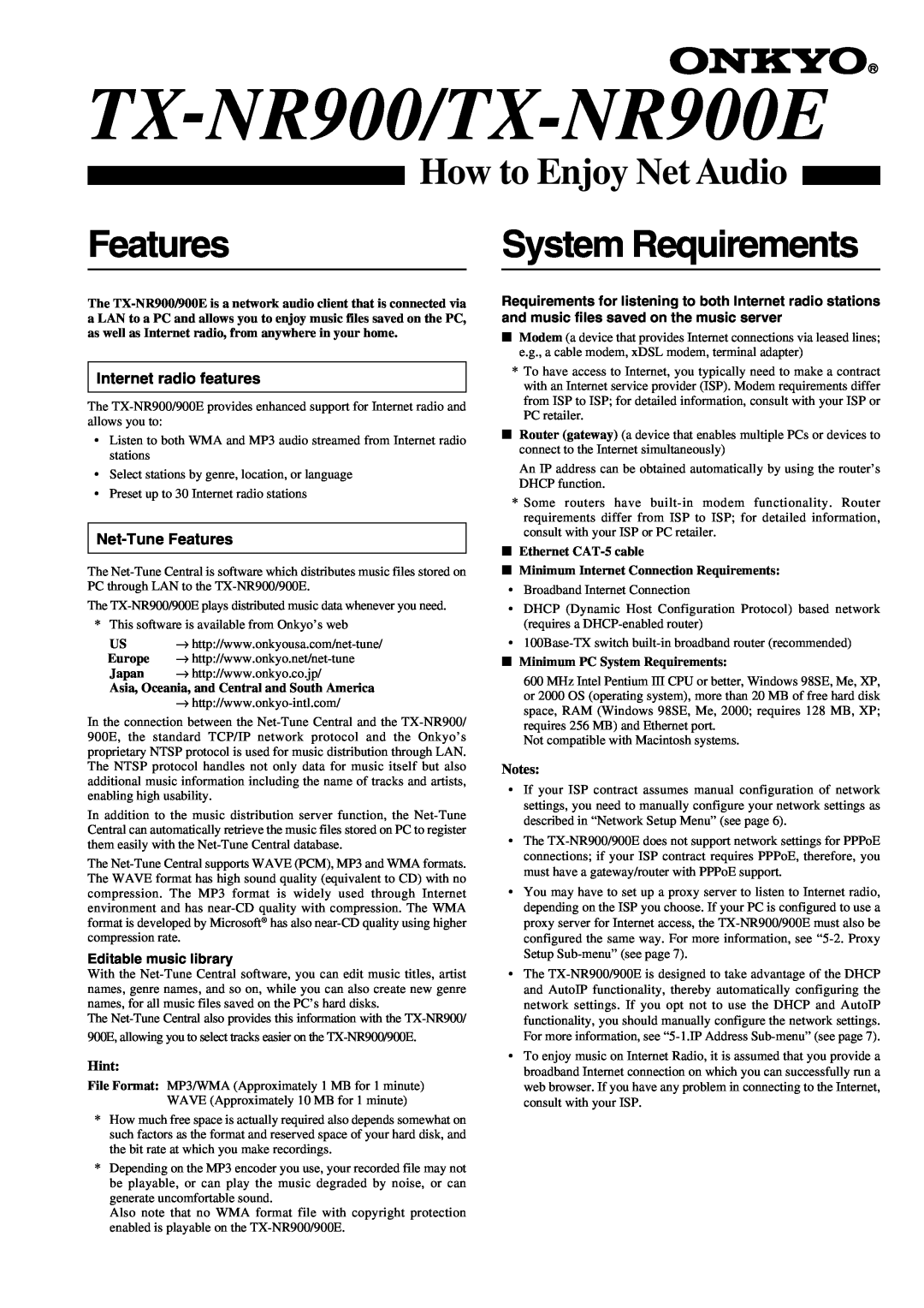 Onkyo instruction manual TX-NR900 TX-NR900E, Instruction Manual, AV Receiver, Contents, Before using, Remote controller 