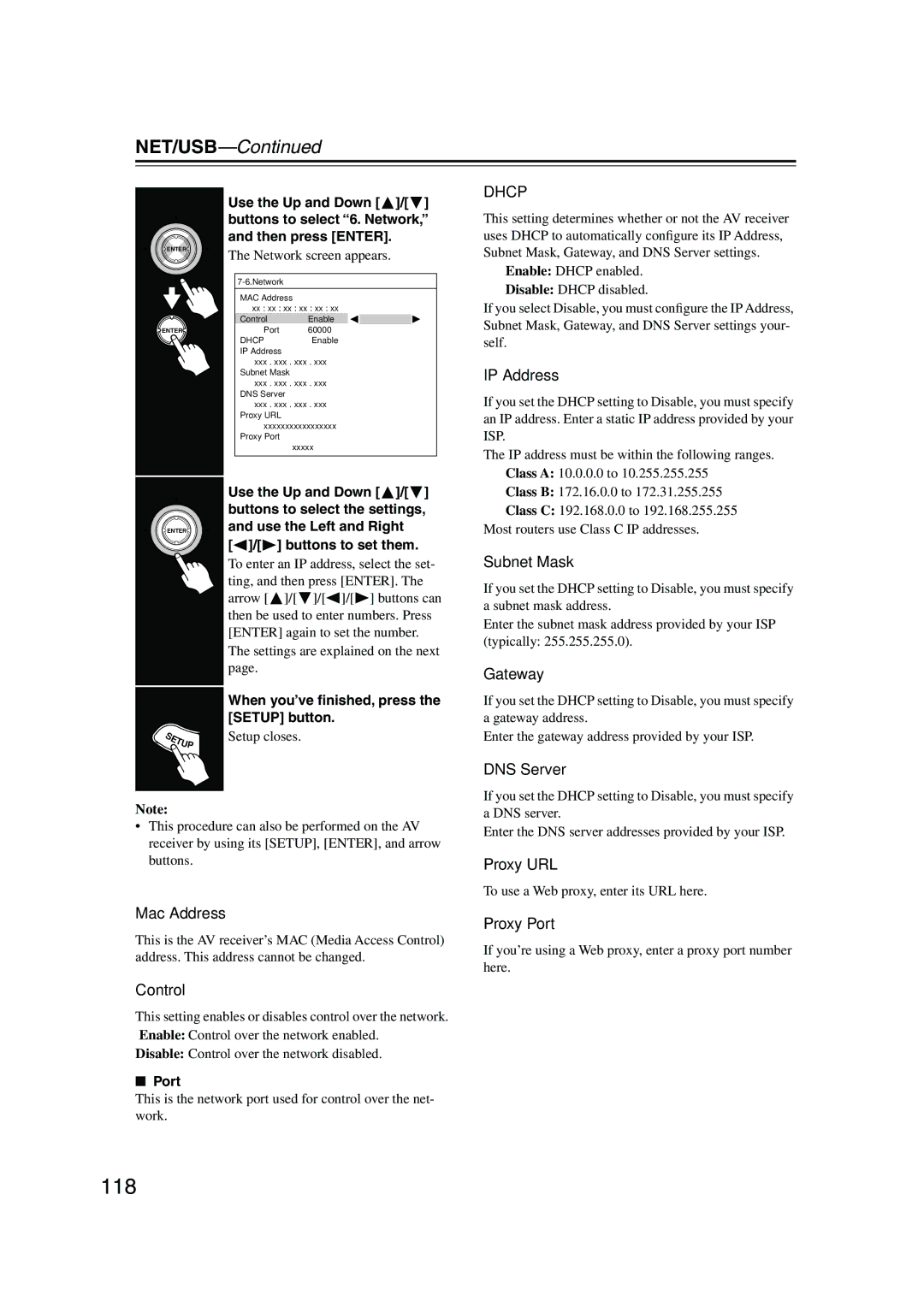 Onkyo TX-NR905 instruction manual 118 