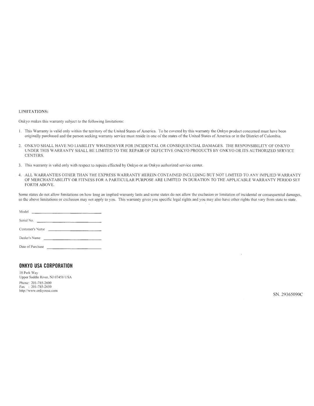 Onkyo TX-SR573 instruction manual 