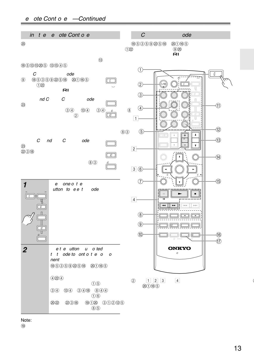 Onkyo TX-SR674/674E, TX-SR604/604E instruction manual Using the Remote Controller, RECEIVER/TAPE Mode 