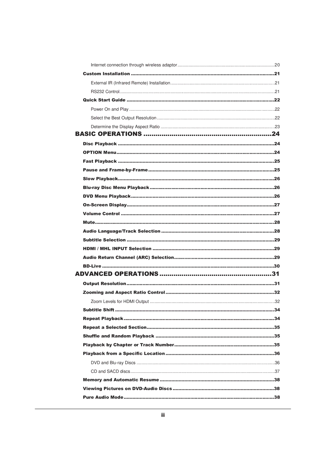 OPPO Digital BDP-103 user manual Internet connection through wireless adaptor 