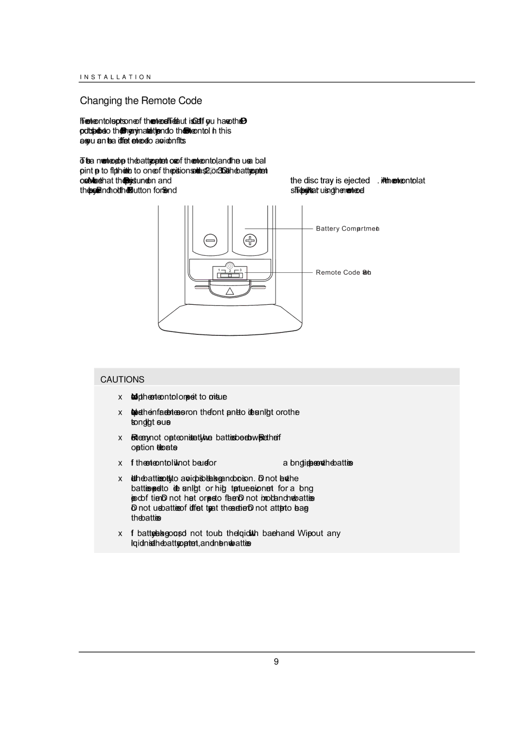 OPPO Digital BDP-95 user manual Changing the Remote Code 