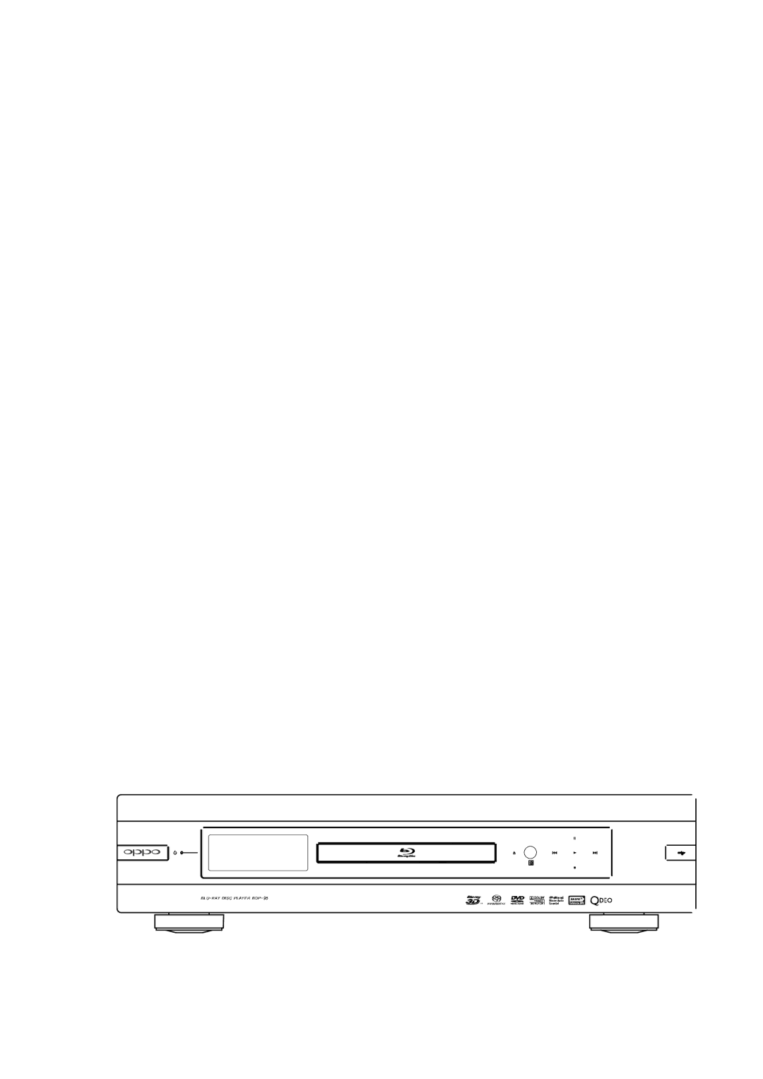 OPPO Digital BDP-95 user manual 