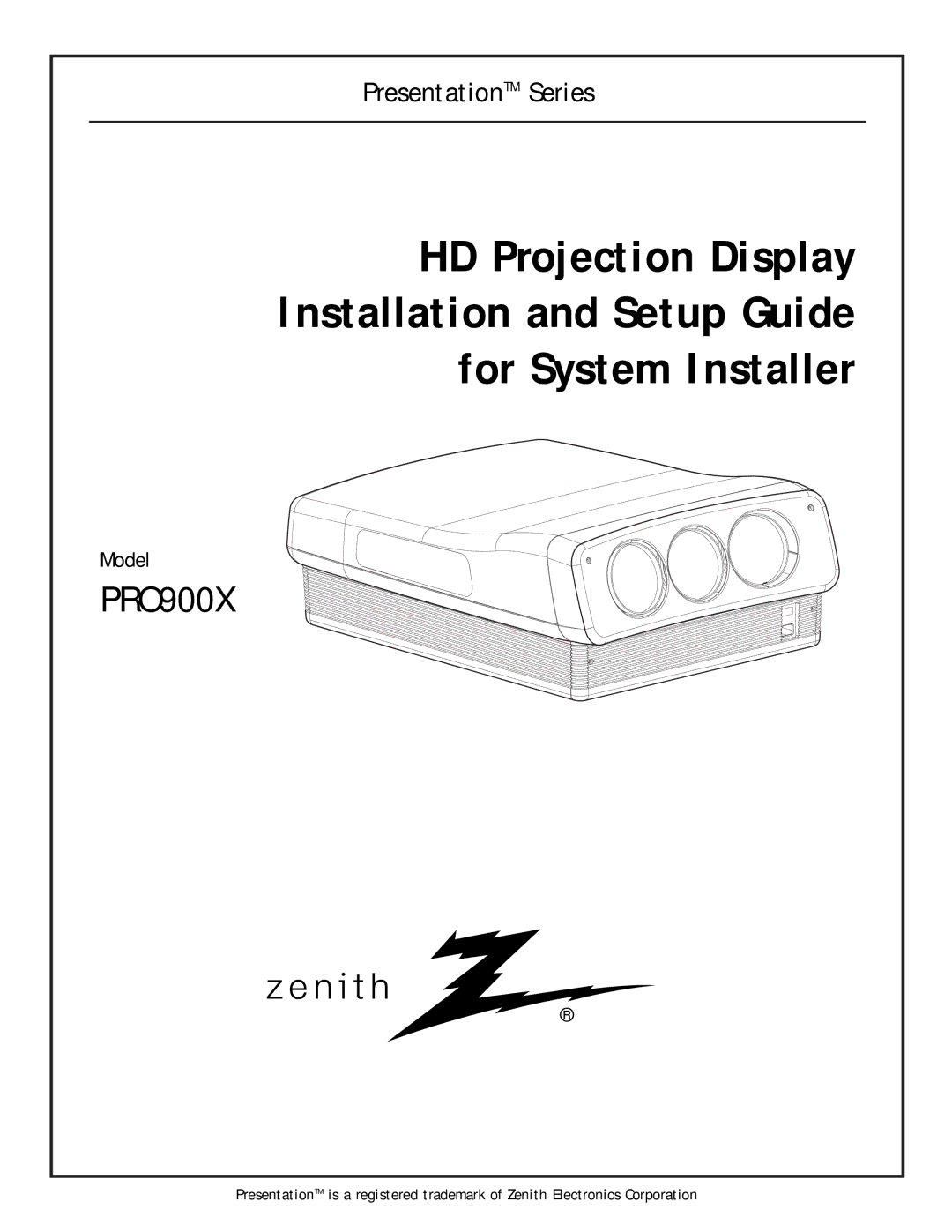 OPPO Digital Model PRO900X setup guide HD Projection Display 