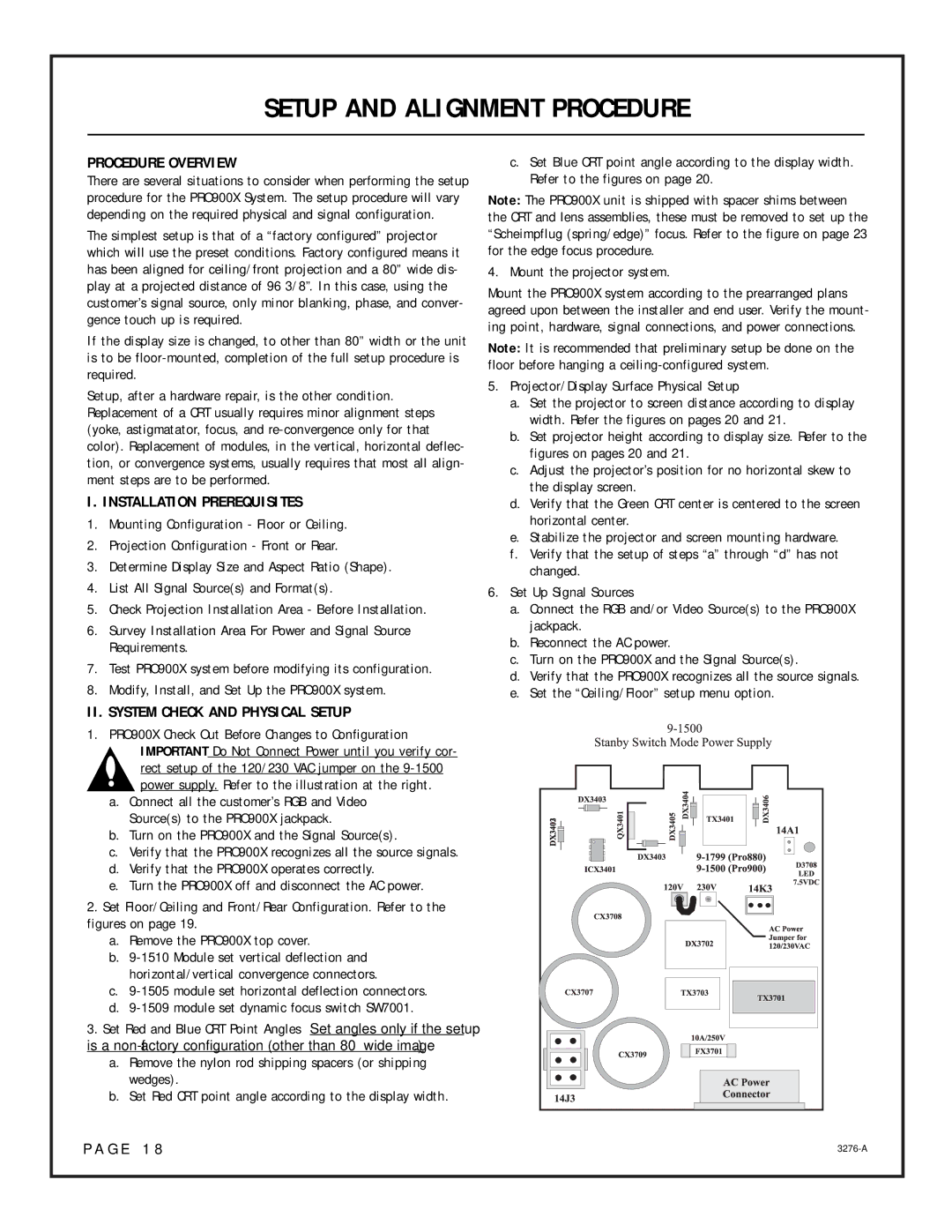 OPPO Digital Model PRO900X setup guide Setup and Alignment Procedure, Procedure Overview 