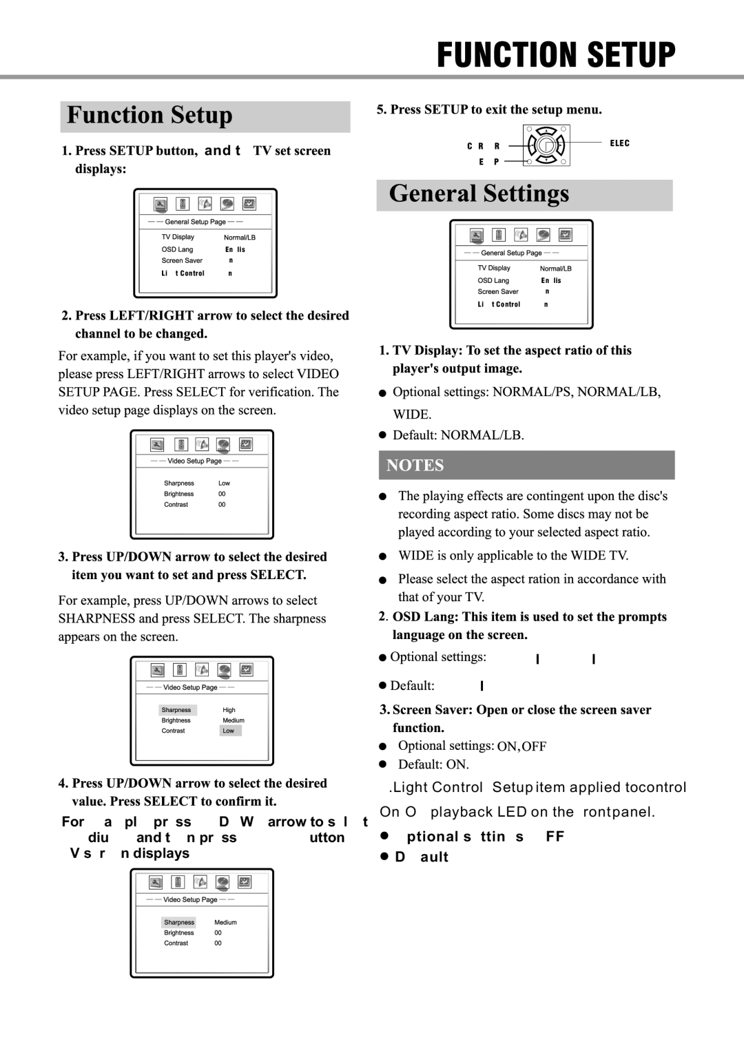 OPPO Digital OPDV971H user manual On/Off playback LED on the front panel 