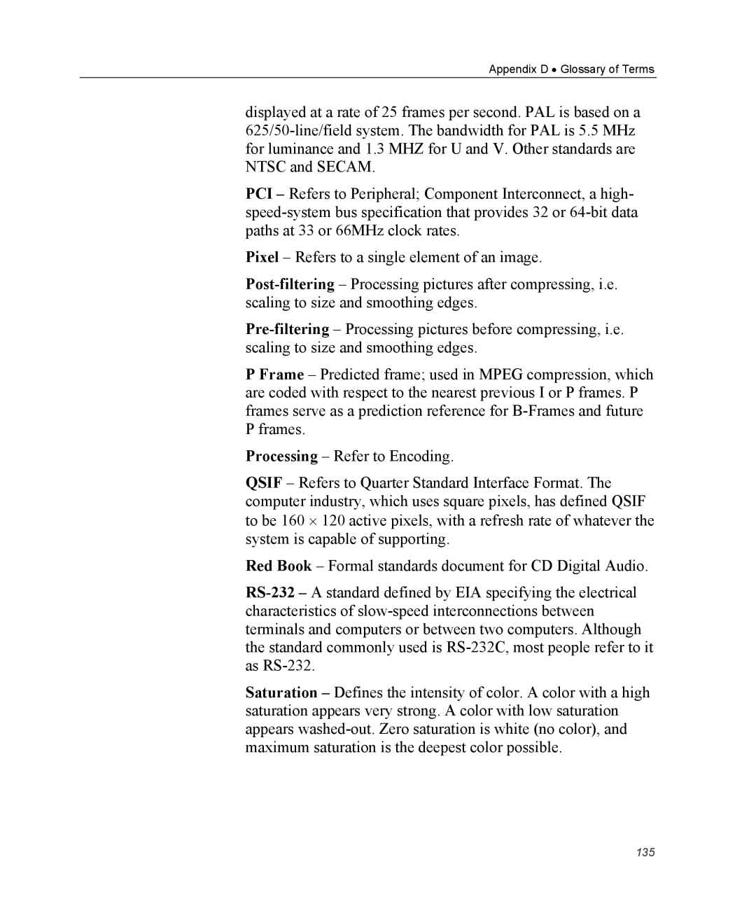 Optibase MGW 2400 WMT user manual 135 