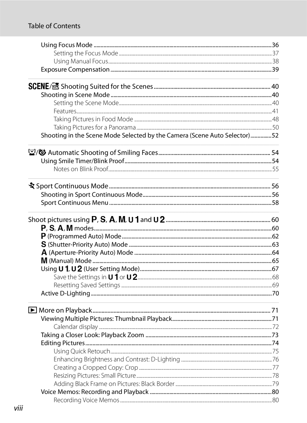 Optima Batteries P90 manual Viii, Table of Contents 