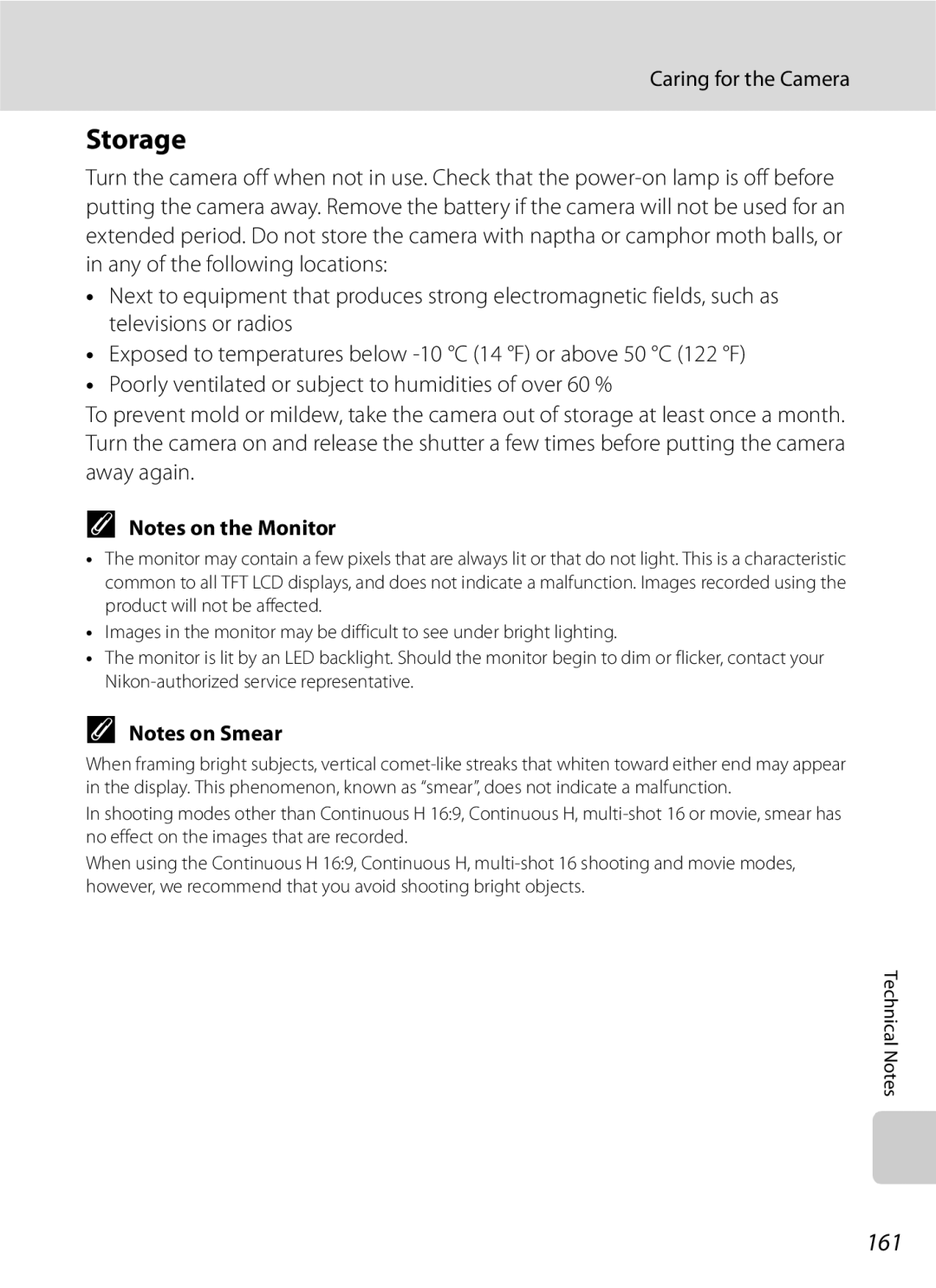 Optima Batteries P90 manual Storage, 161 