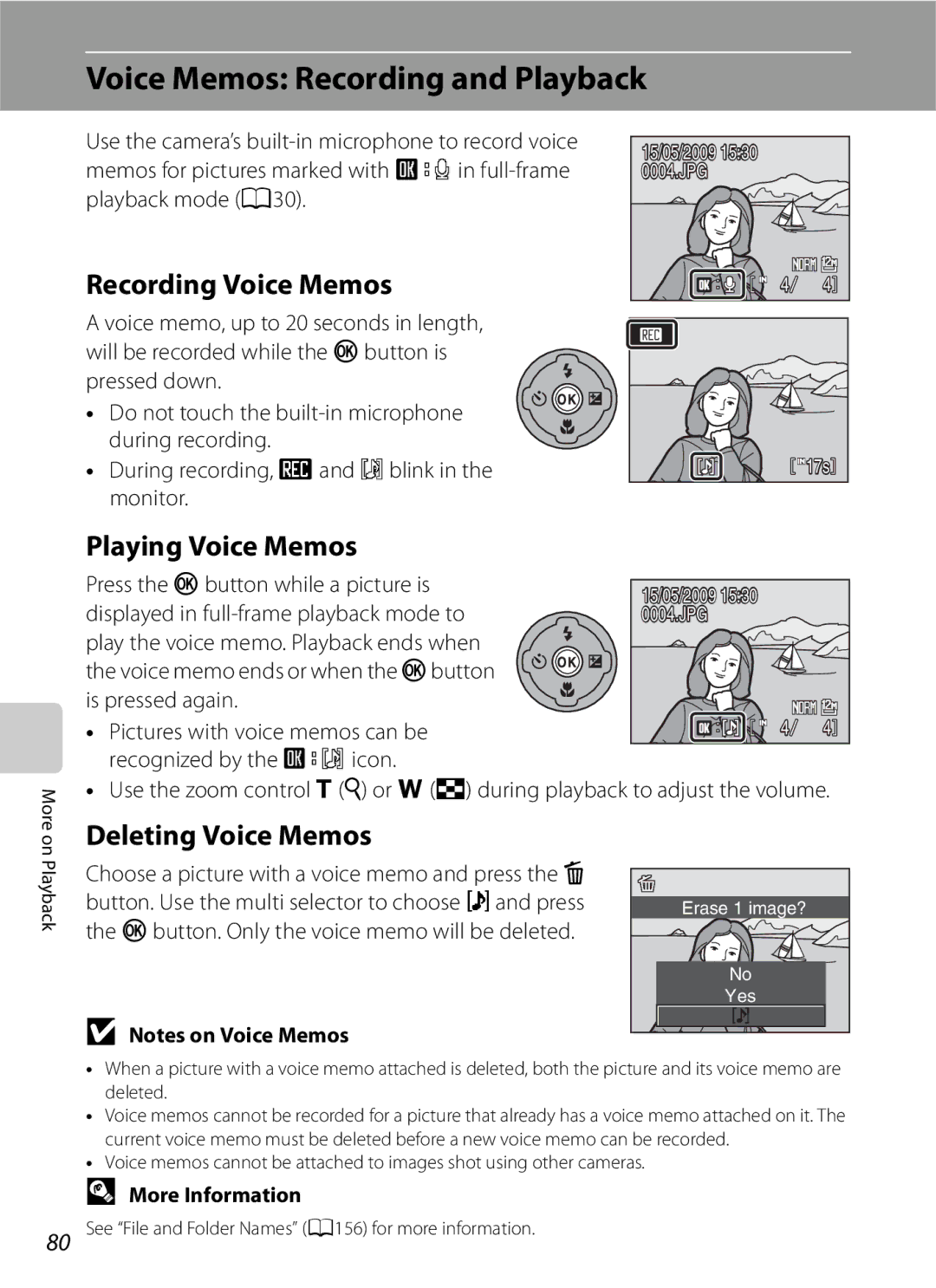 Optima Batteries P90 Voice Memos Recording and Playback, Recording Voice Memos, Playing Voice Memos, Deleting Voice Memos 