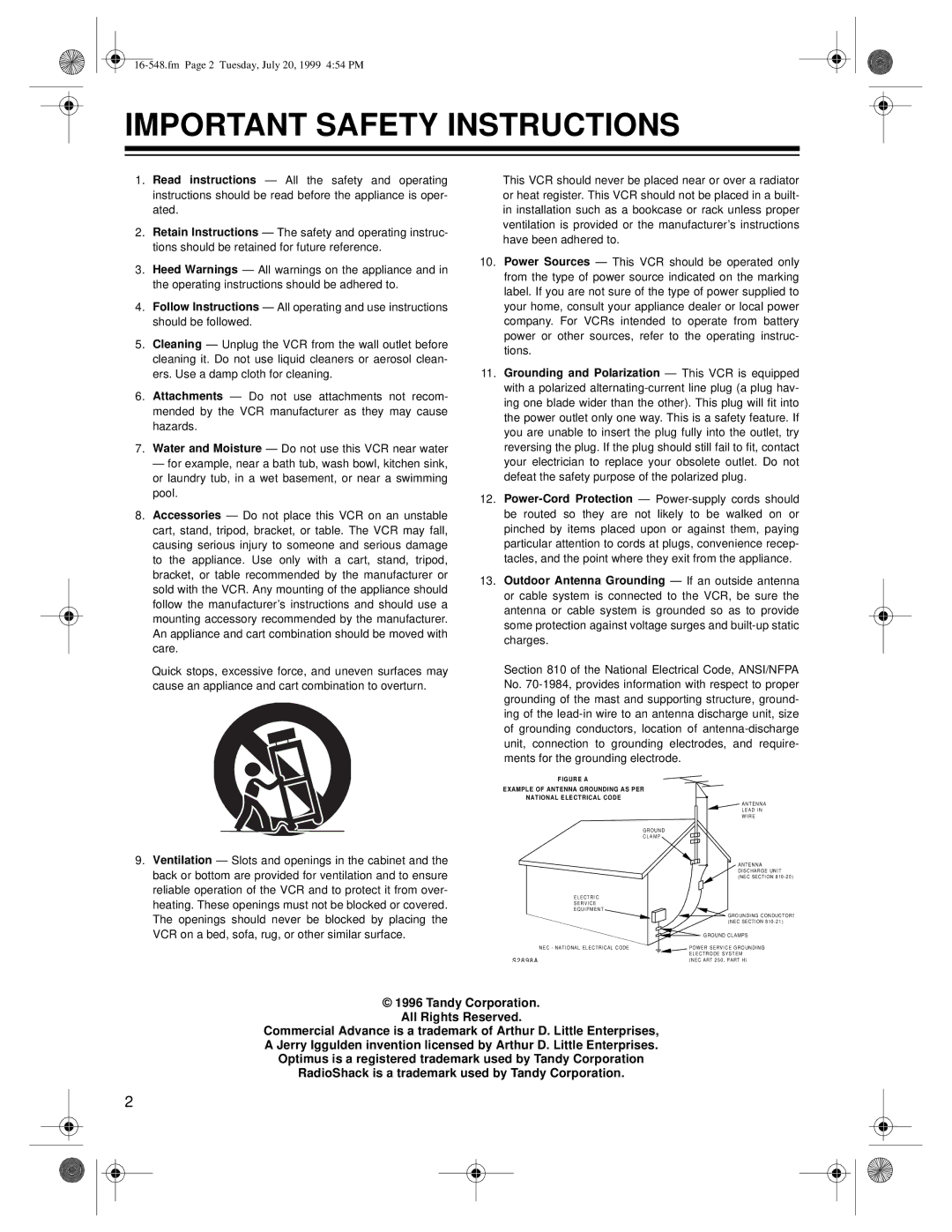 Optimus - Katadyn Products Inc MODEL 61, MODEL 111 owner manual Important Safety Instructions 