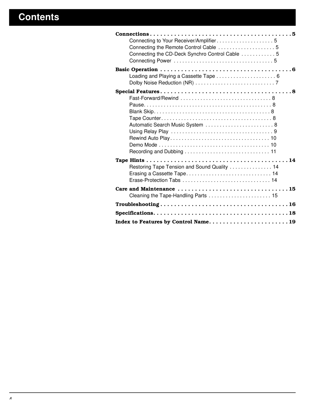 Optimus - Katadyn Products Inc SCT-56 owner manual Contents 