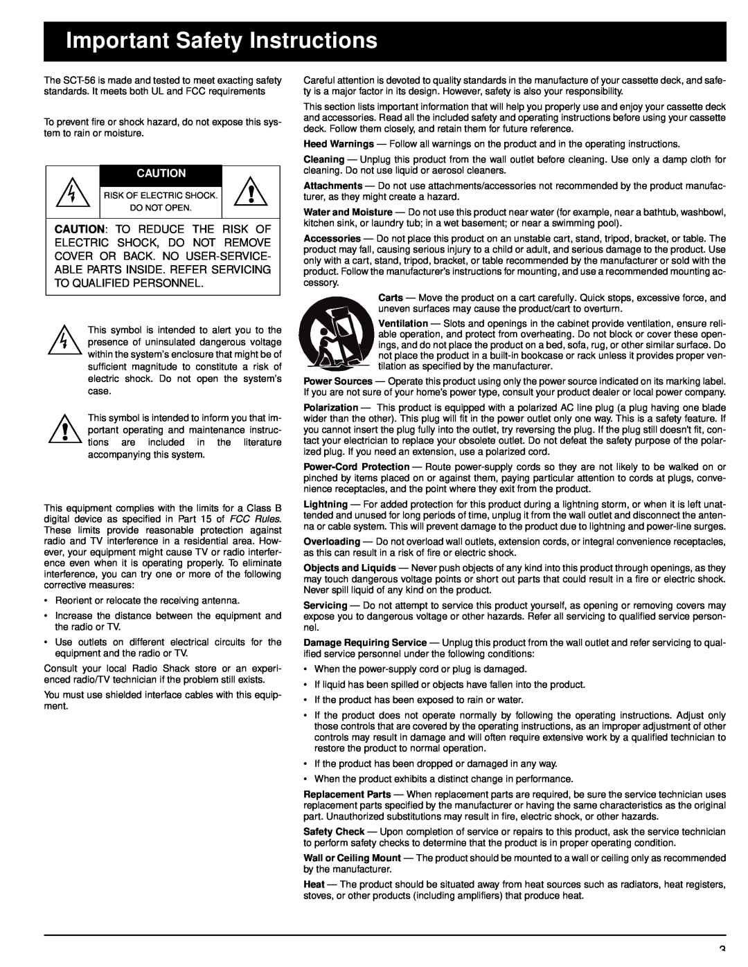 Optimus - Katadyn Products Inc SCT-56 owner manual Important Safety Instructions 