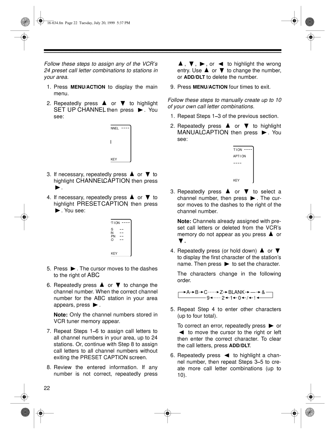 Optimus 65, 64 owner manual Blank 