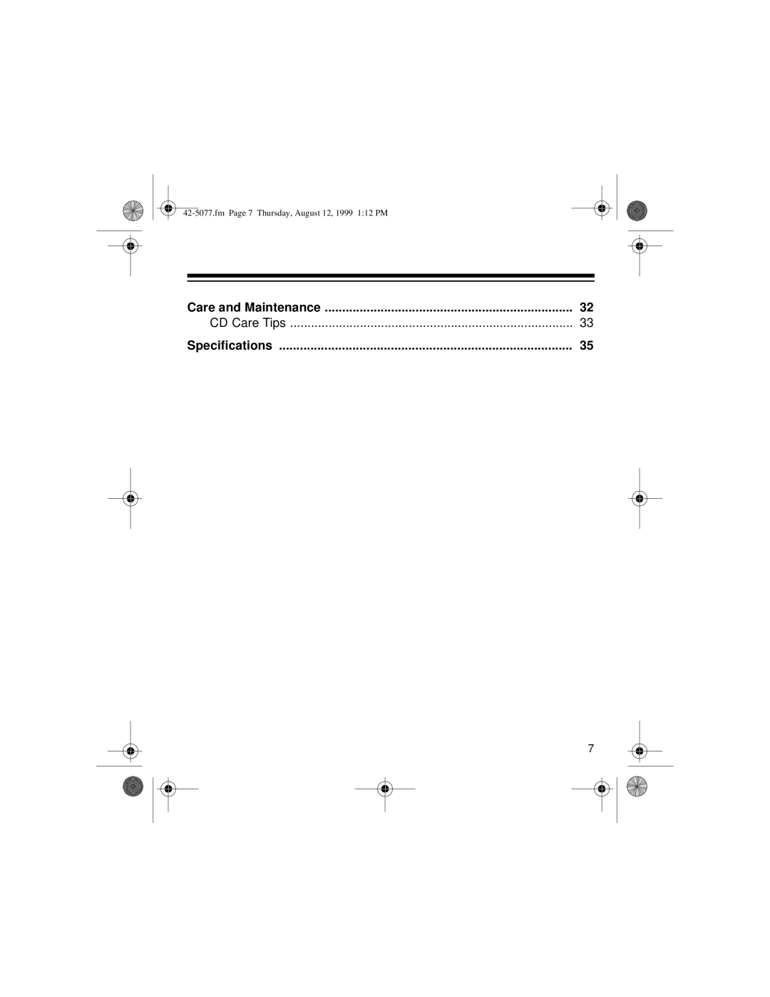 Optimus CD-3720 owner manual CD Care Tips 