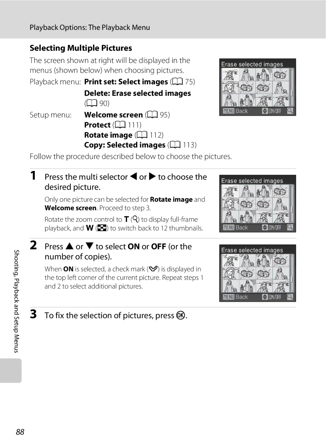 Optimus L100 user manual Selecting Multiple Pictures 