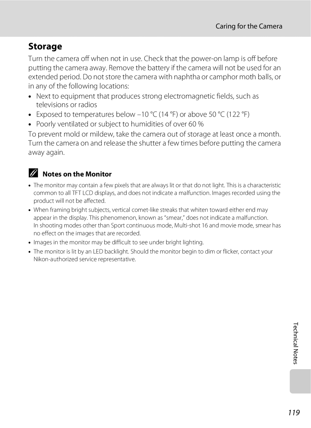 Optimus L100 user manual Storage, 119 