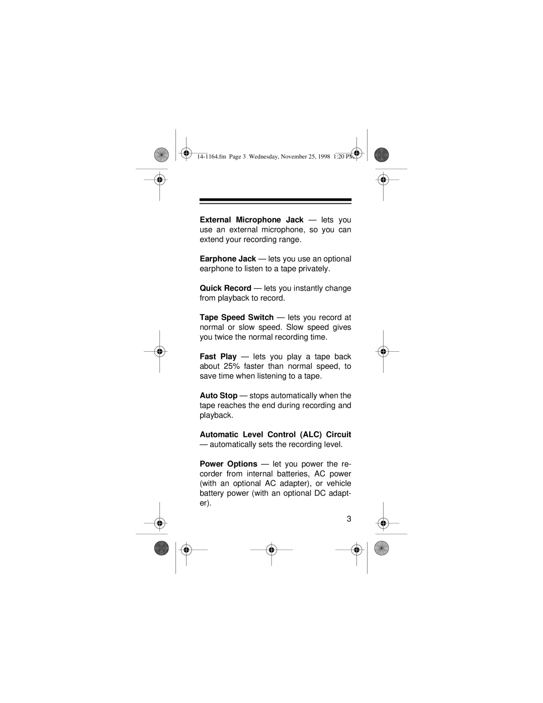 Optimus MICRO-37 owner manual Automatic Level Control ALC Circuit 