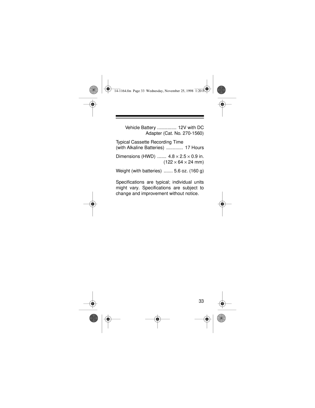 Optimus MICRO-37 owner manual 12V with DC 