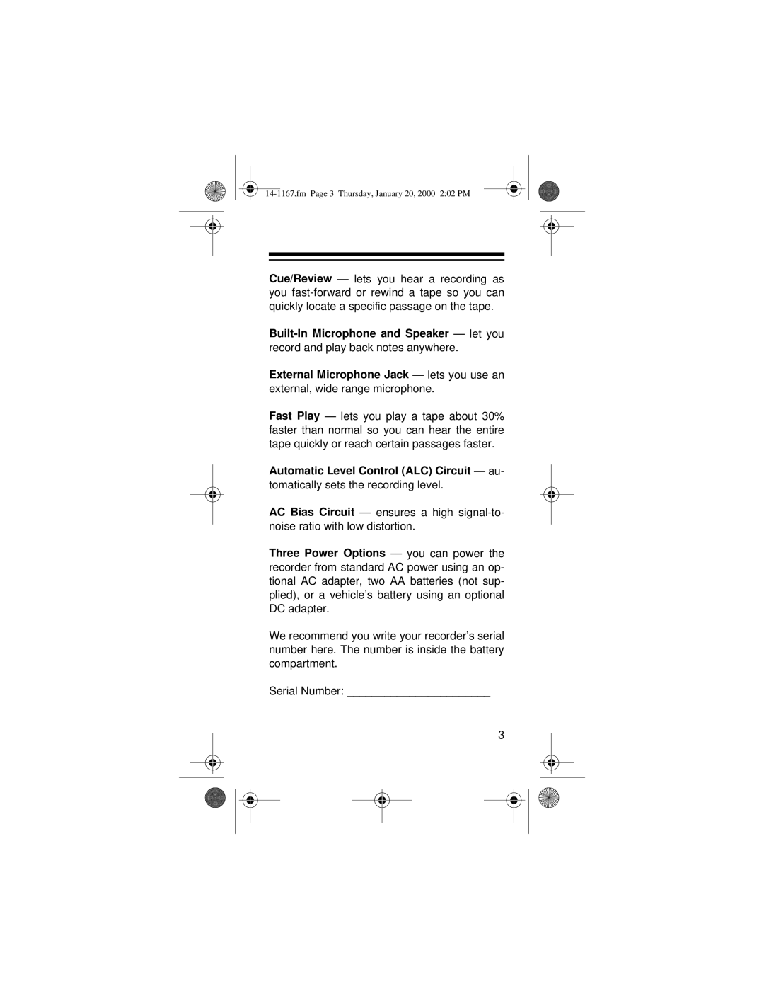 Optimus MICRO-39 owner manual Automatic Level Control ALC Circuit au 