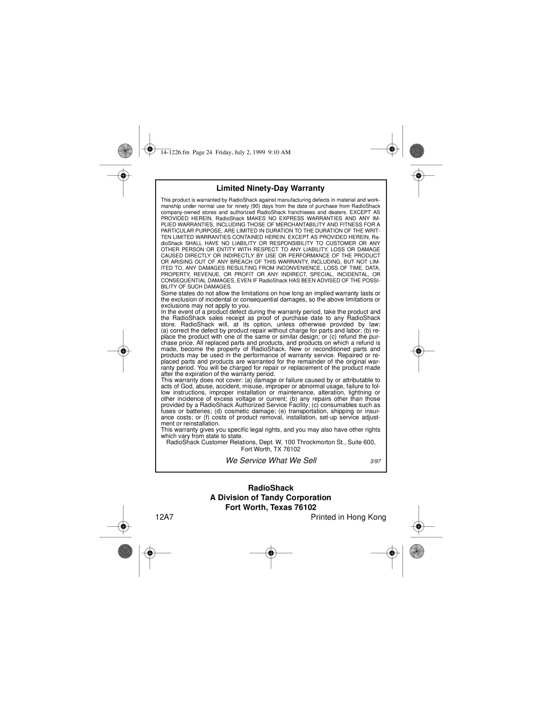 Optimus SCP-85 owner manual RadioShack Division of Tandy Corporation 