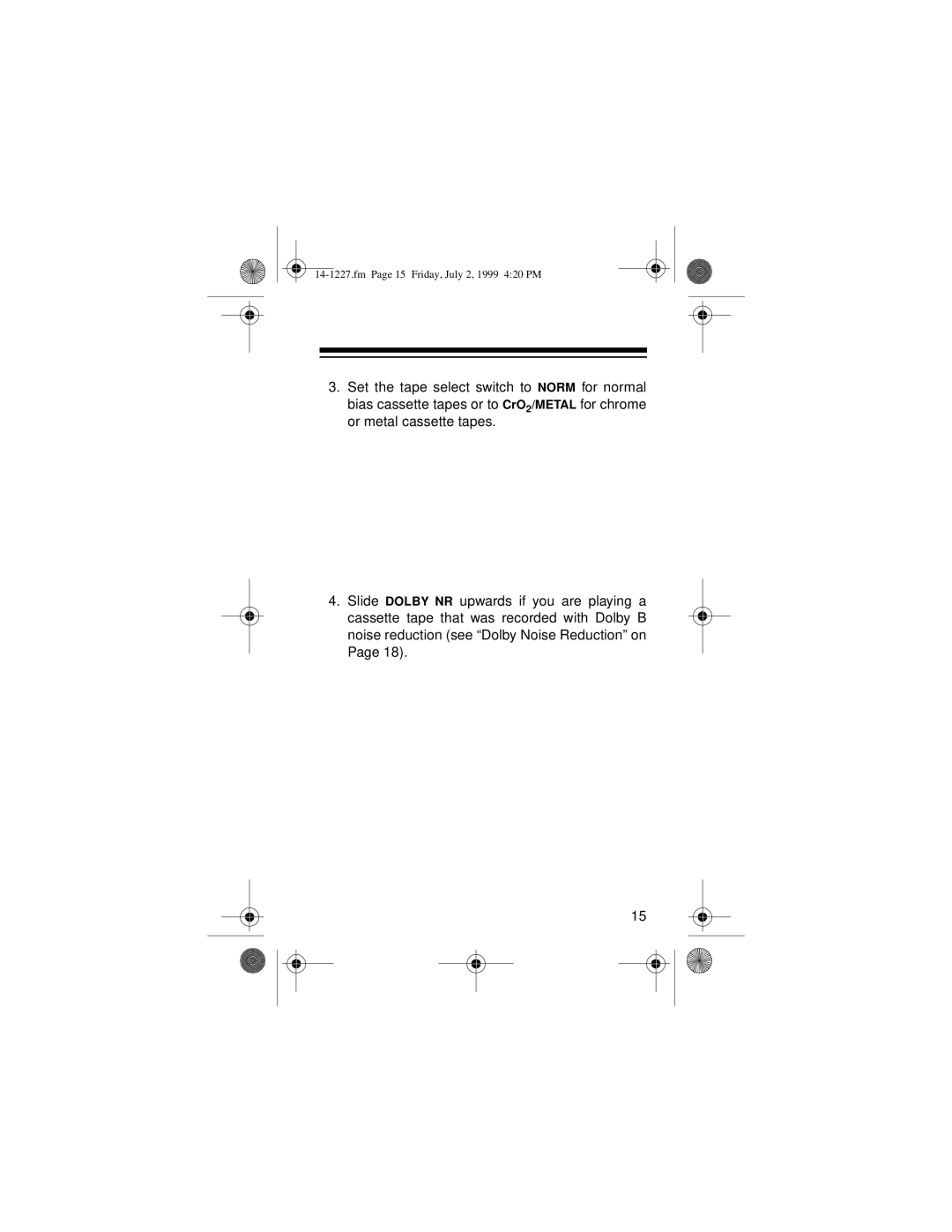 Optimus SCP-86 owner manual Fm Page 15 Friday, July 2, 1999 420 PM 