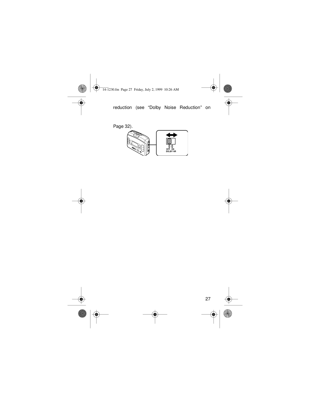 Optimus SCP-87 owner manual Reduction see Dolby Noise Reduction on 