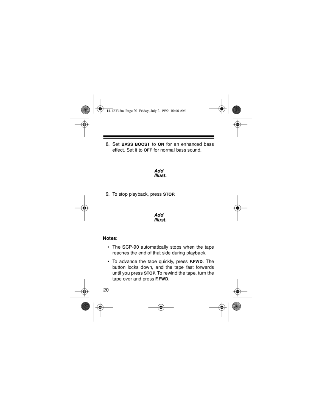 Optimus SCP-90 owner manual To stop playback, press Stop 