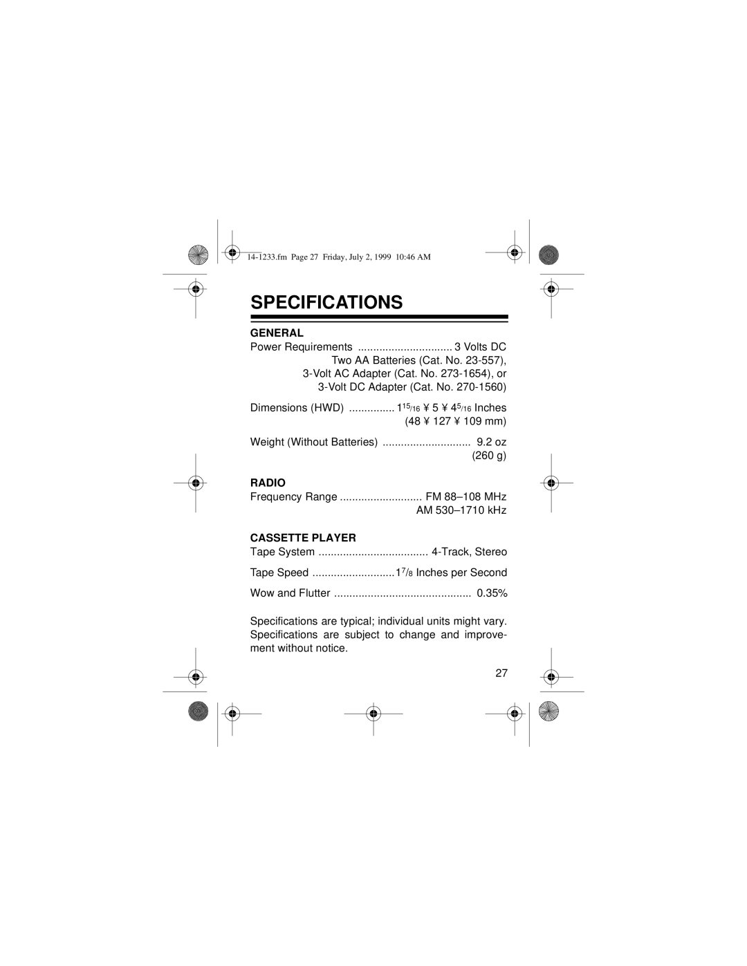 Optimus SCP-90 owner manual Specifications, General 