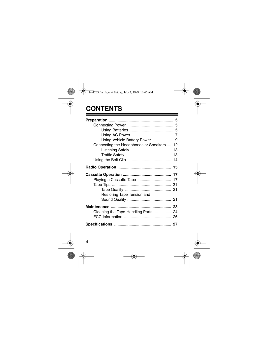 Optimus SCP-90 owner manual Contents 