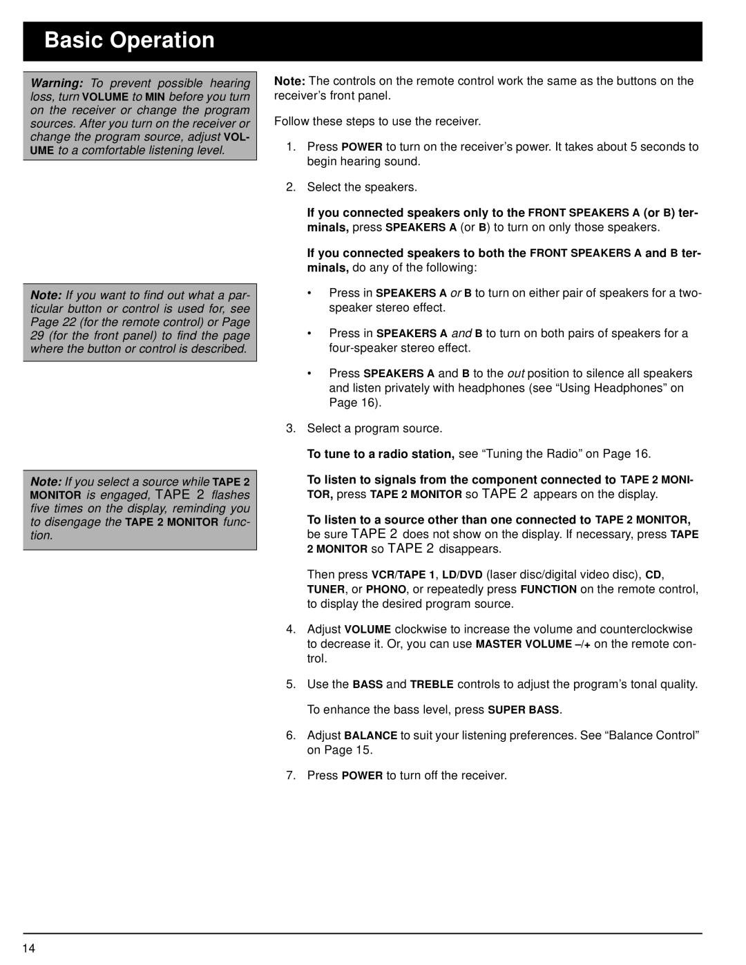 Optimus 31-3036, STAV-3570, STAV-3560, 31-3035 owner manual Basic Operation 