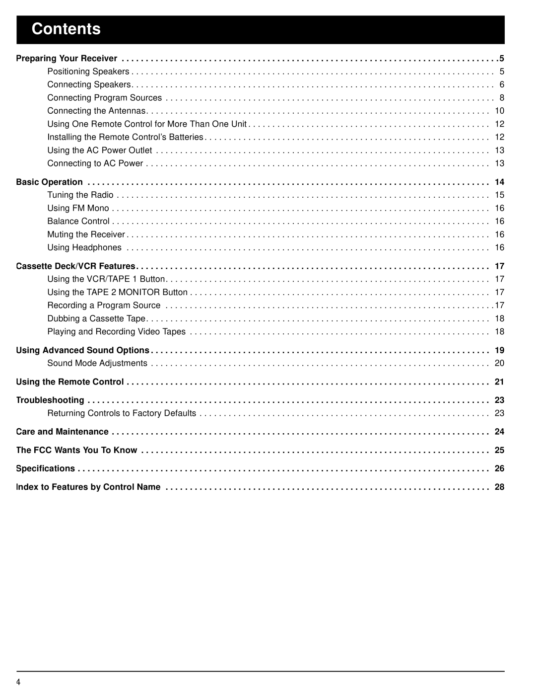 Optimus STAV-3570, STAV-3560, 31-3036, 31-3035 owner manual Contents 