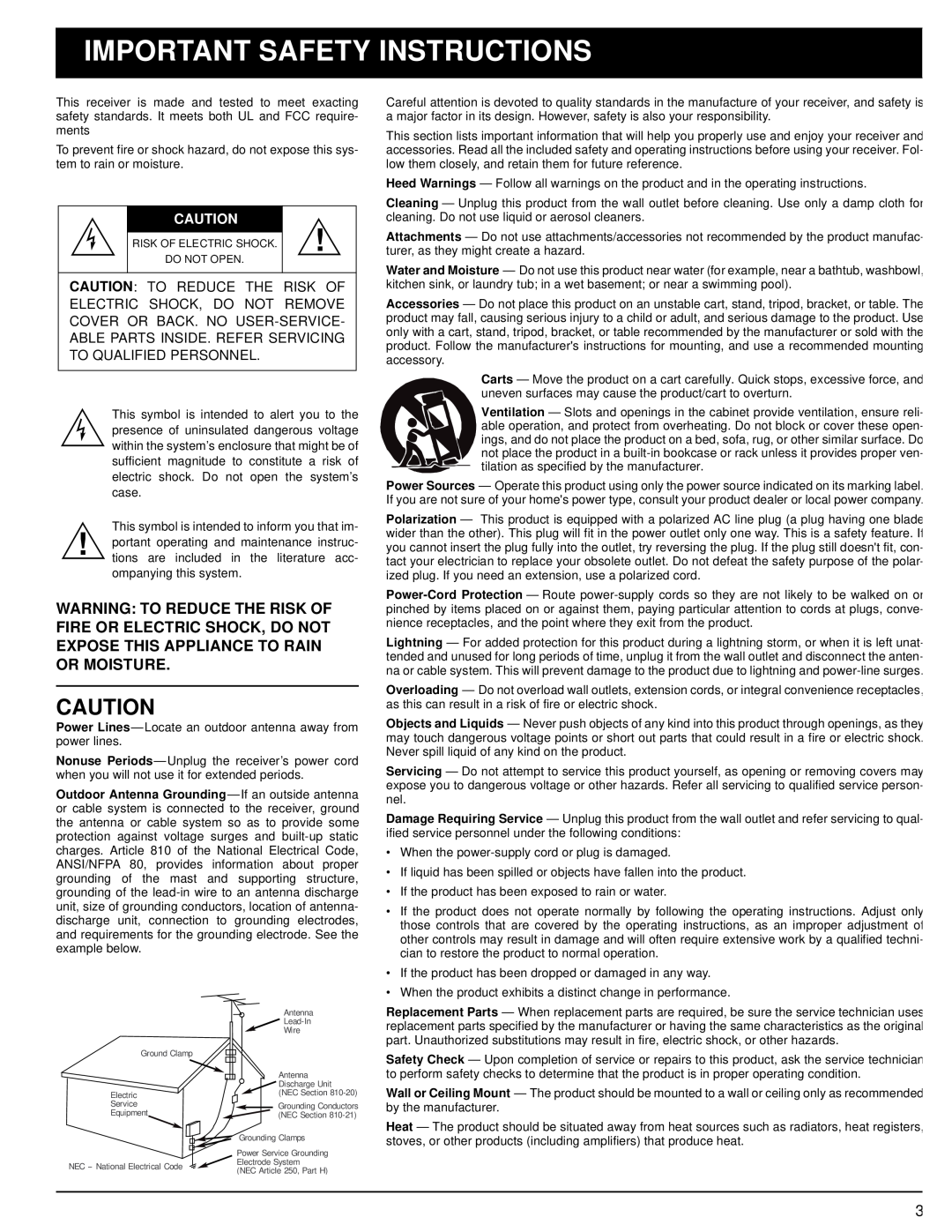 Optimus 31-3035, STAV-3570, STAV-3560, 31-3036 owner manual Important Safety Instructions 