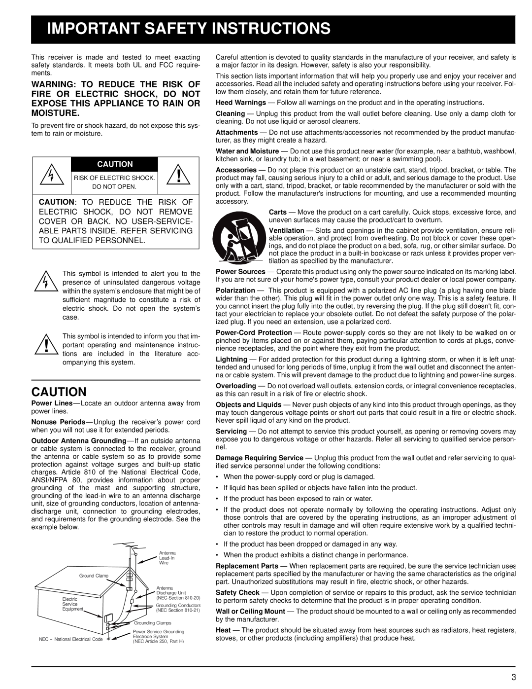 Optimus STAV-3580 owner manual Important Safety Instructions 