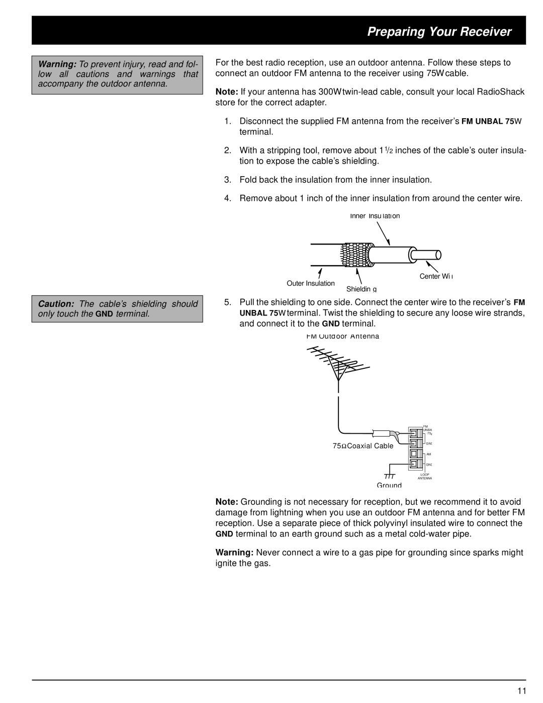 Optimus STAV-3590 owner manual Inner Insulation Center Wir Outer Insulation Shielding 