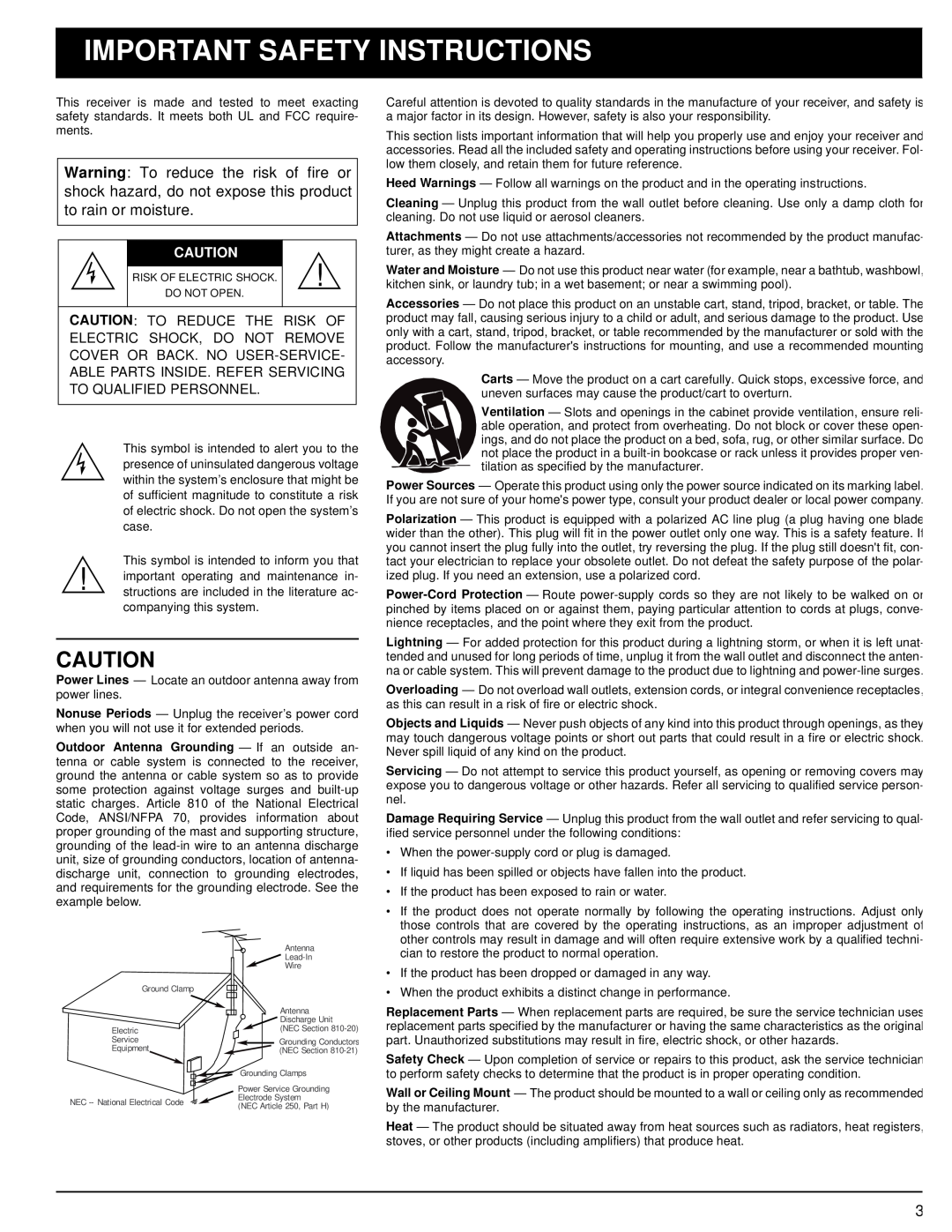 Optimus STAV-3680 owner manual Important Safety Instructions 
