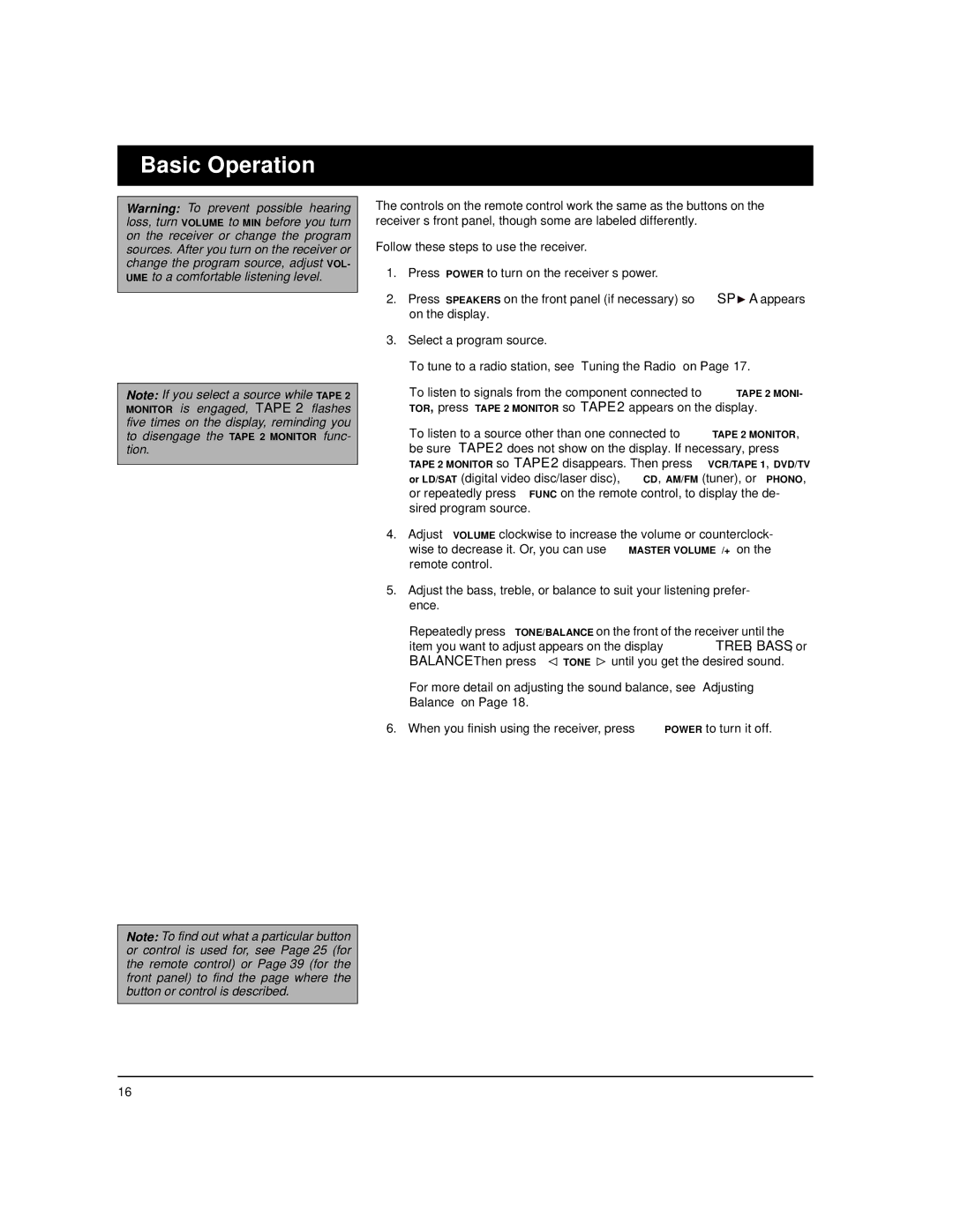 Optimus STAV-3780 owner manual Basic Operation 