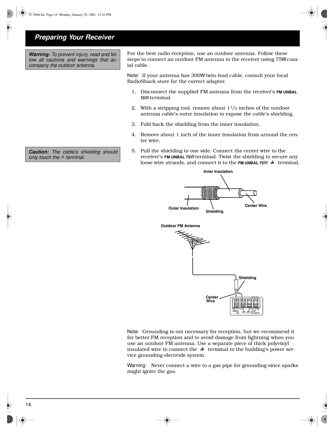 Optimus STAV-3790 owner manual Wire 