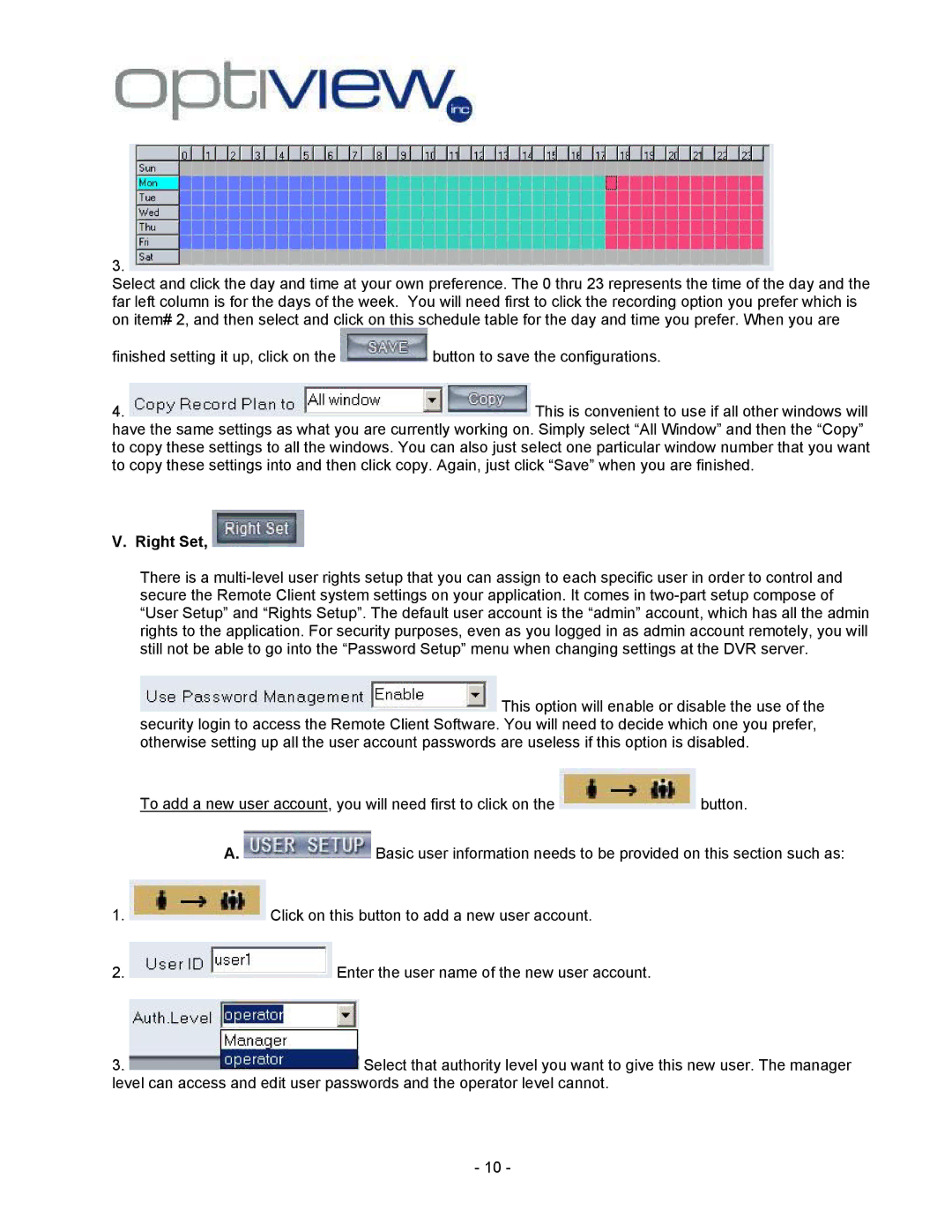 Optiview 2.28.06/4.37 manual Right Set 