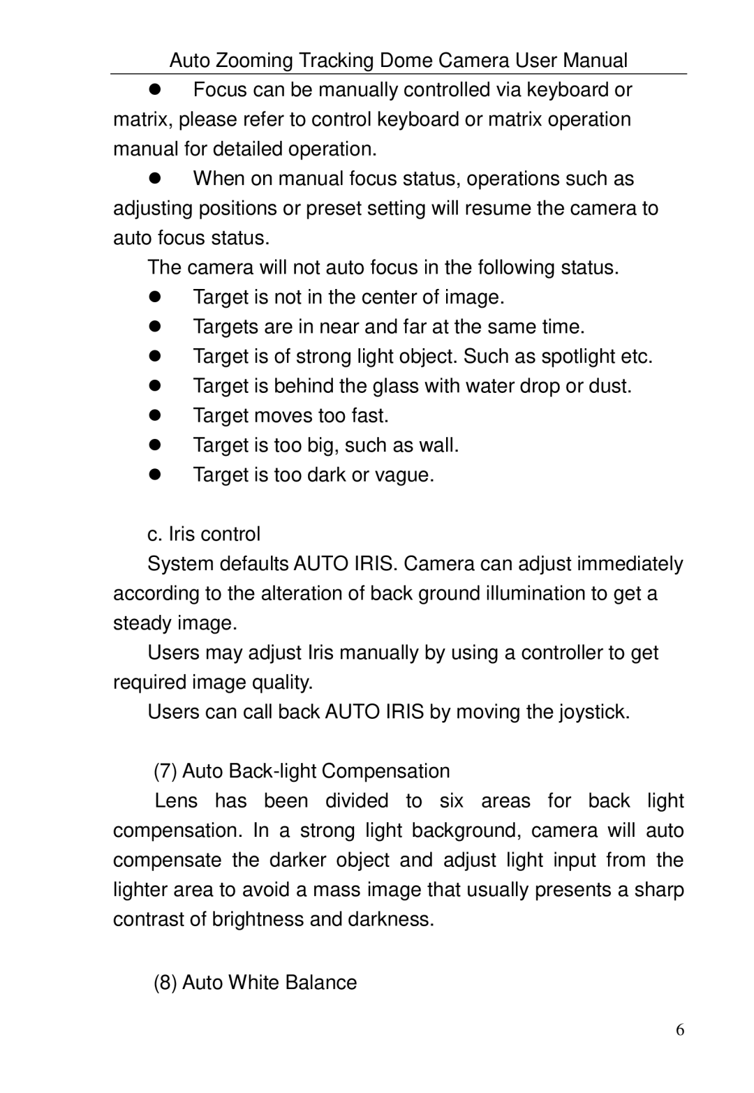 Optiview TRKPTZ -26NX, TRKPTZ-18NX user manual 