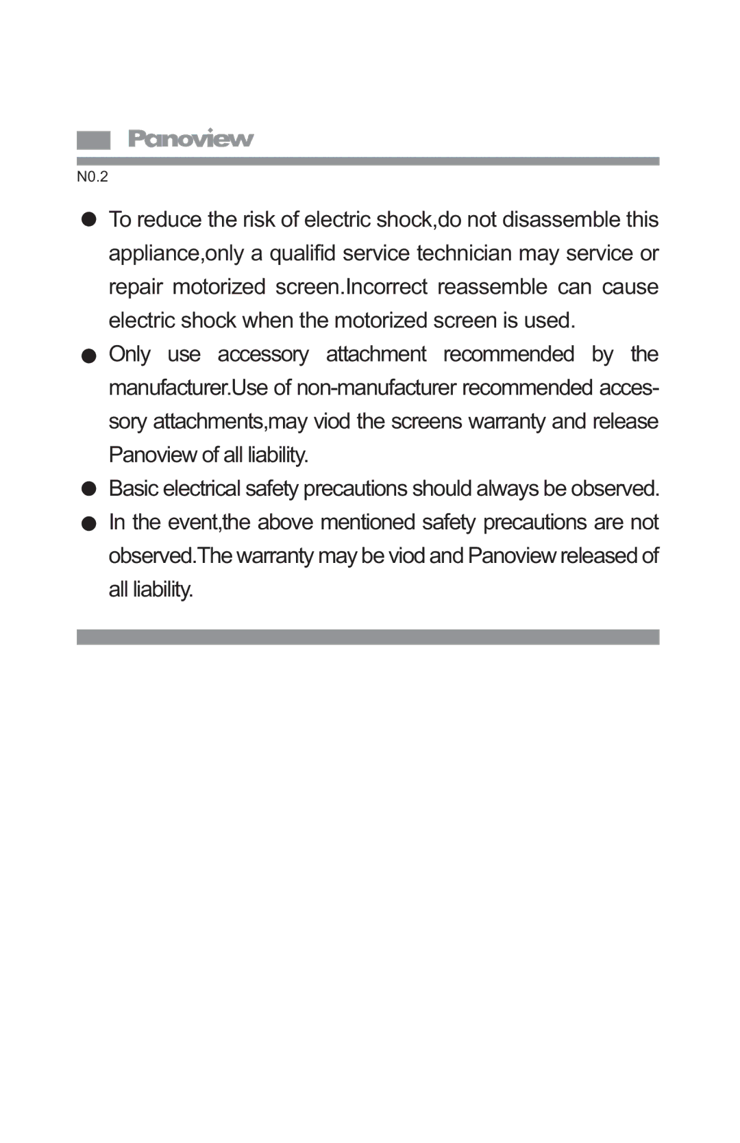 Optoma Technology Graywolf II manual N0.2 