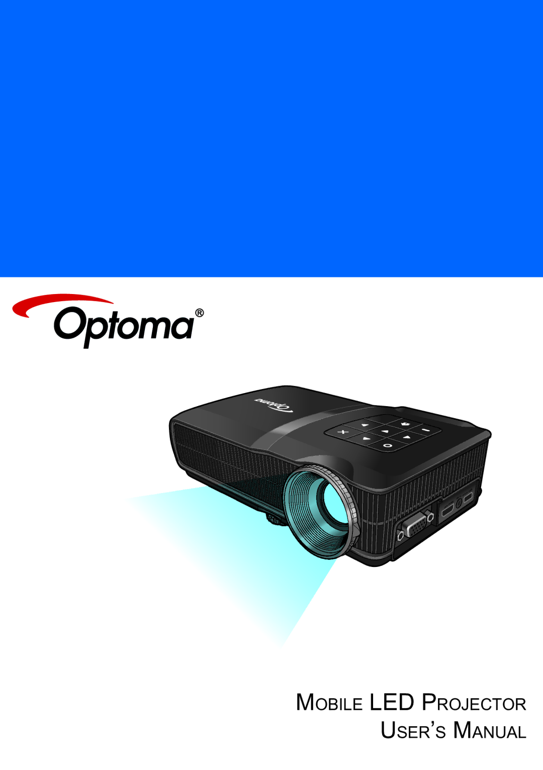 Optoma Technology ML300 user manual Mobile LED Projector User’s Manual 