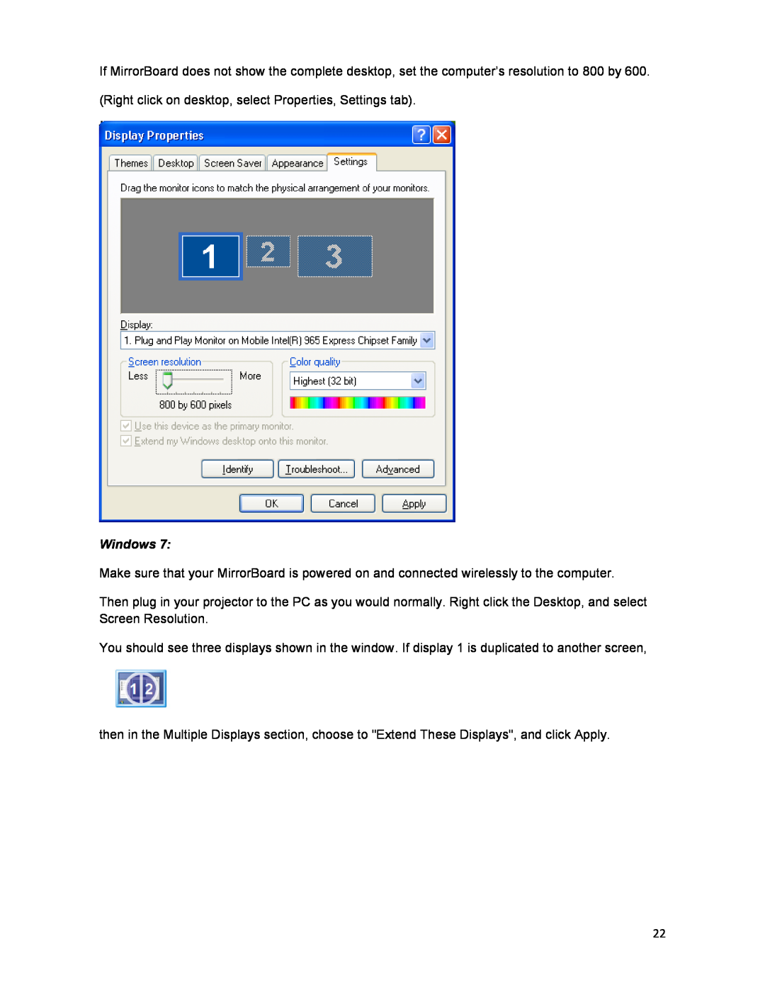 Optoma Technology Q300 manual Windows 