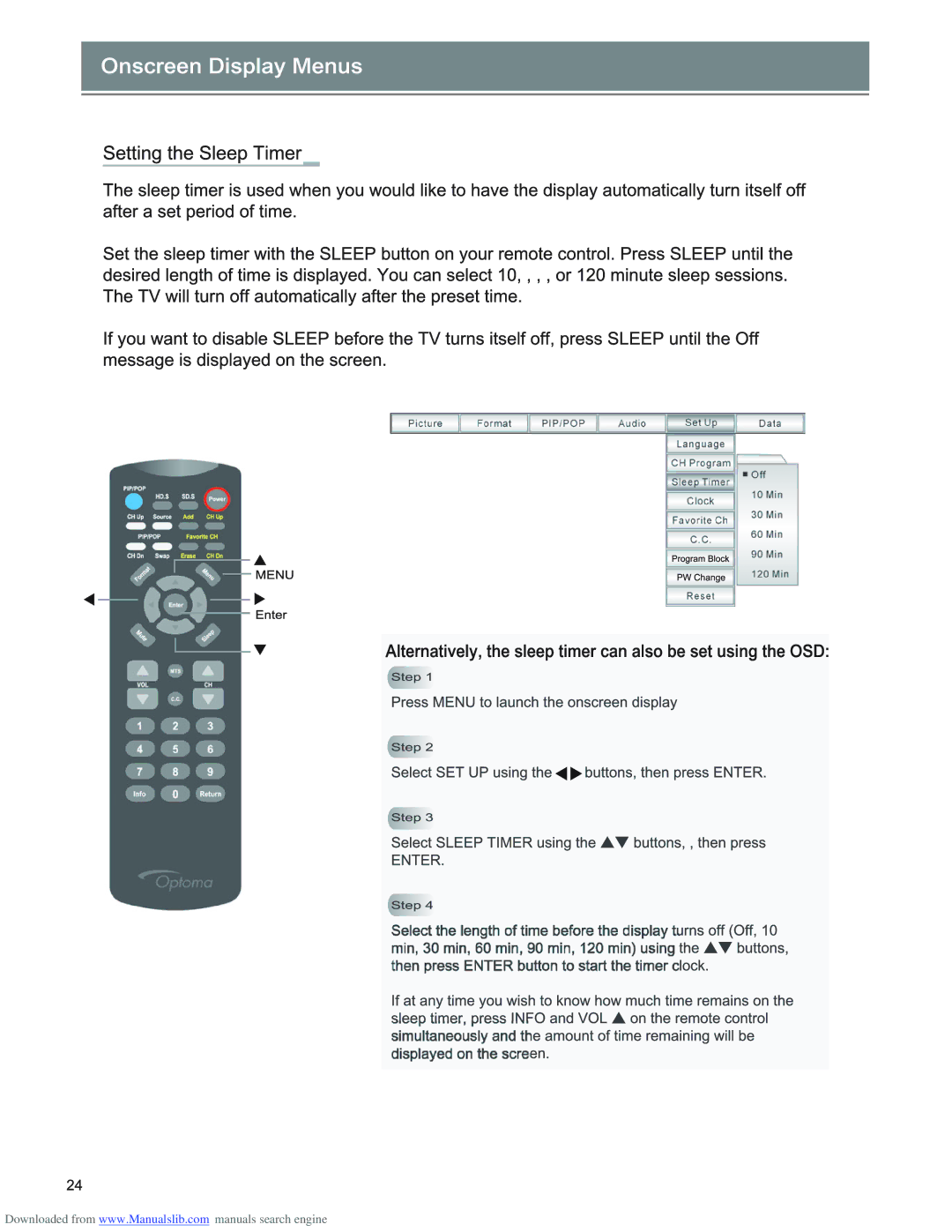 Optoma Technology RD65 manual 