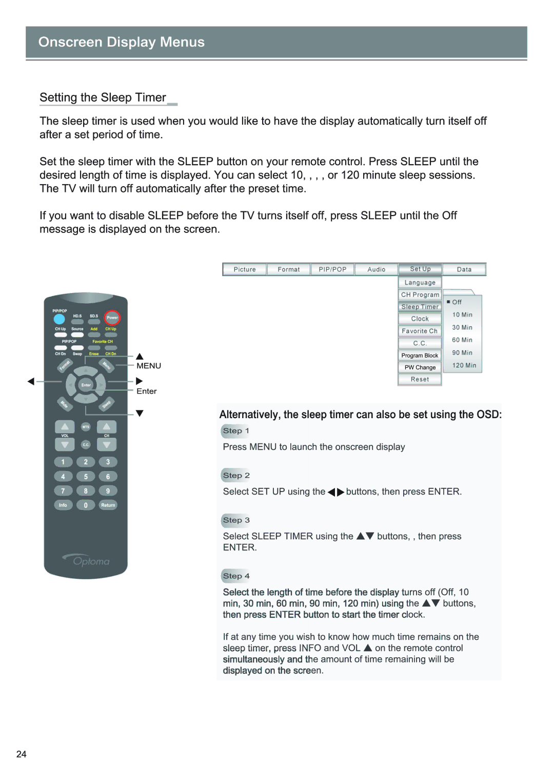 Optoma Technology RD65 owner manual 