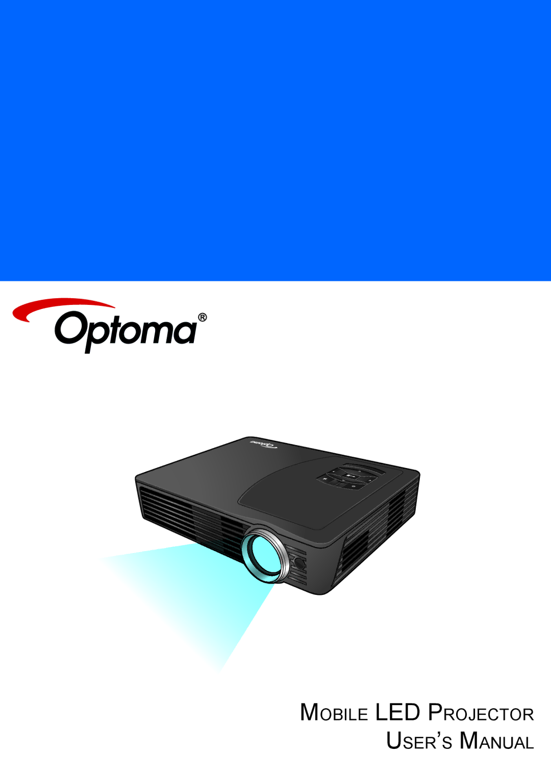 Optoma Technology ML500, TL50WGOV user manual Mobile LED Projector User’s Manual 