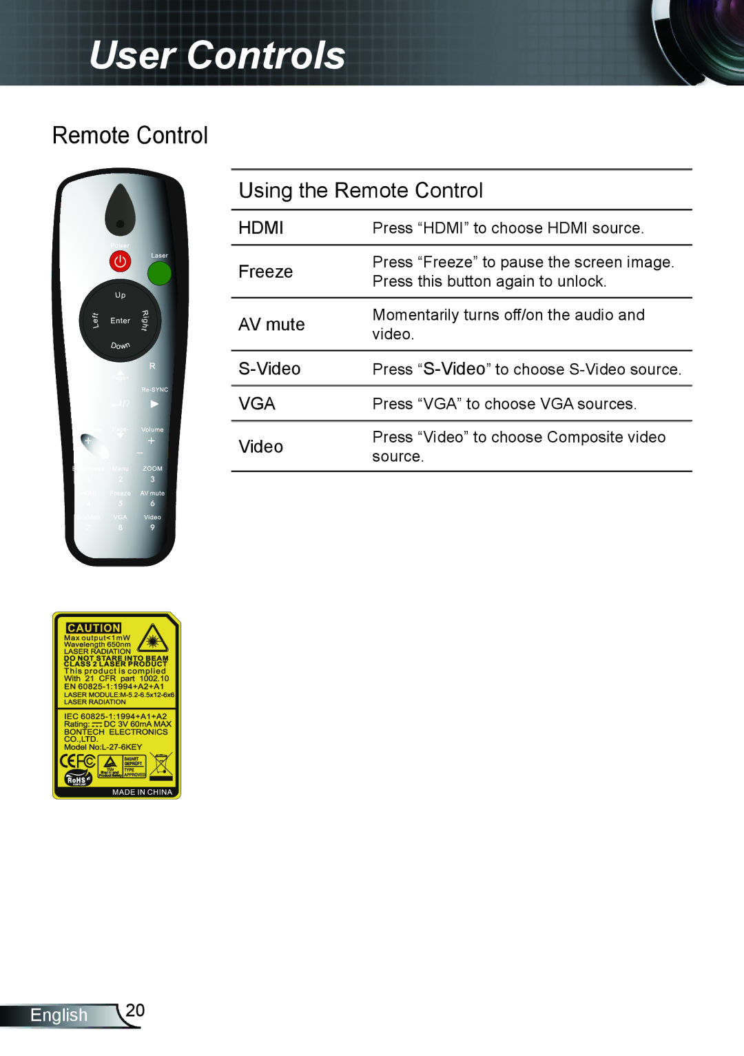 Optoma Technology TX762GOV, TX615GOV, TX5423D manual Vga 